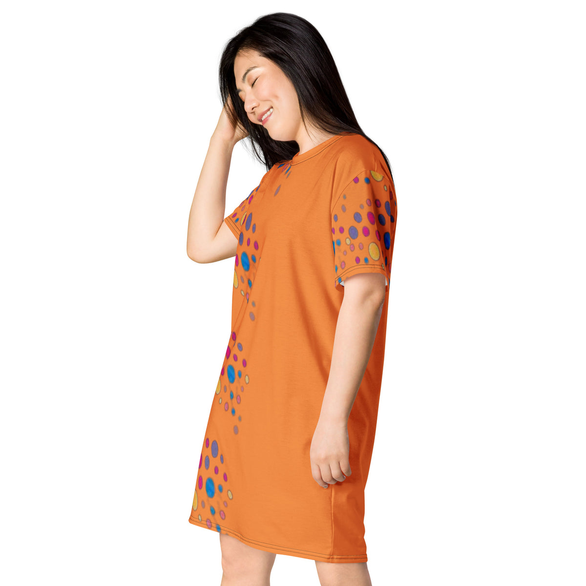 Half n Half T-shirt dress