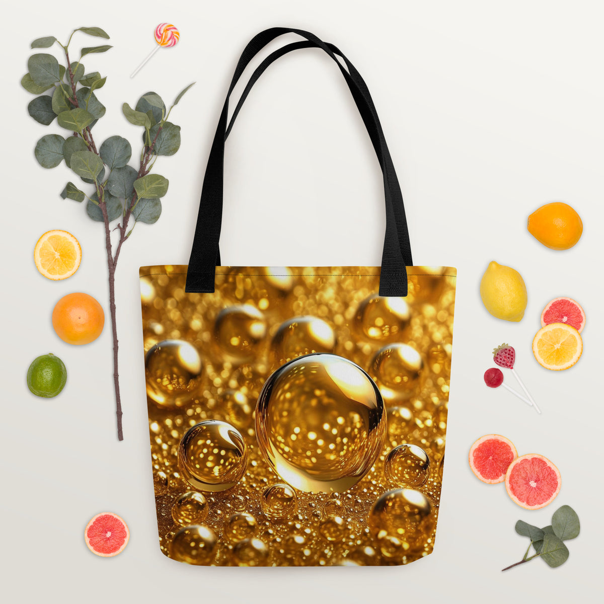 Ai Art Golden Tote bag