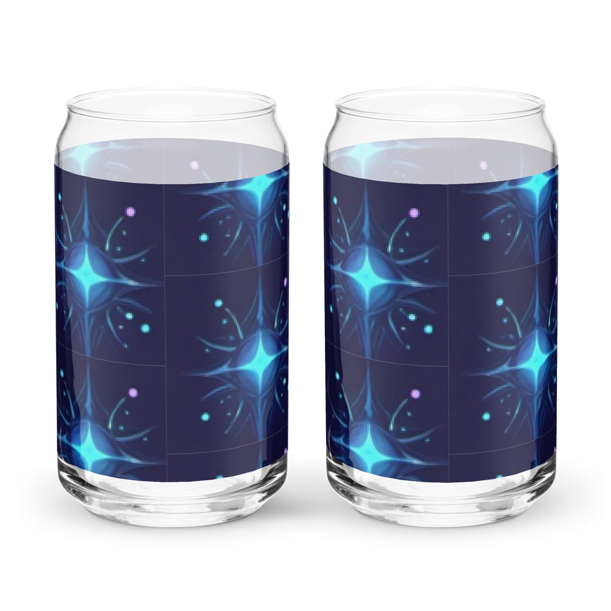 Can-shaped glass