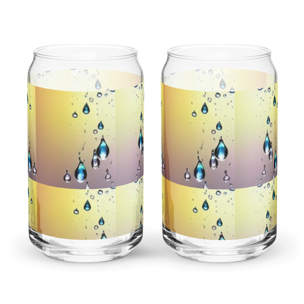 Can-shaped glass