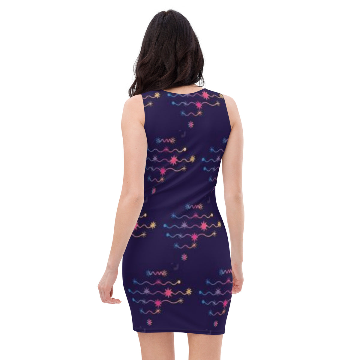 Ai abstract design Bodycon dress