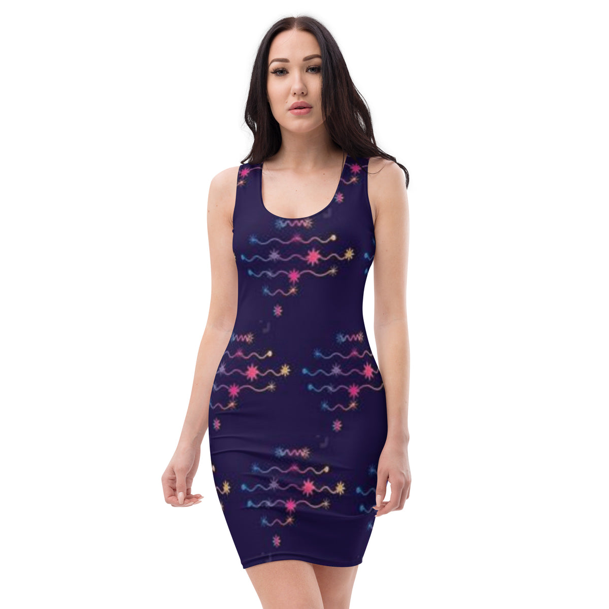 Ai abstract design Bodycon dress