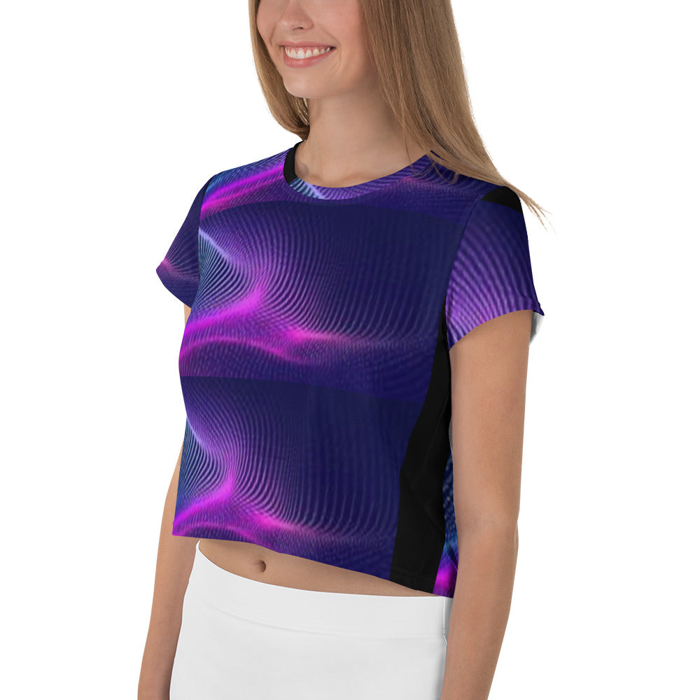 All-Over Print Crop Tee