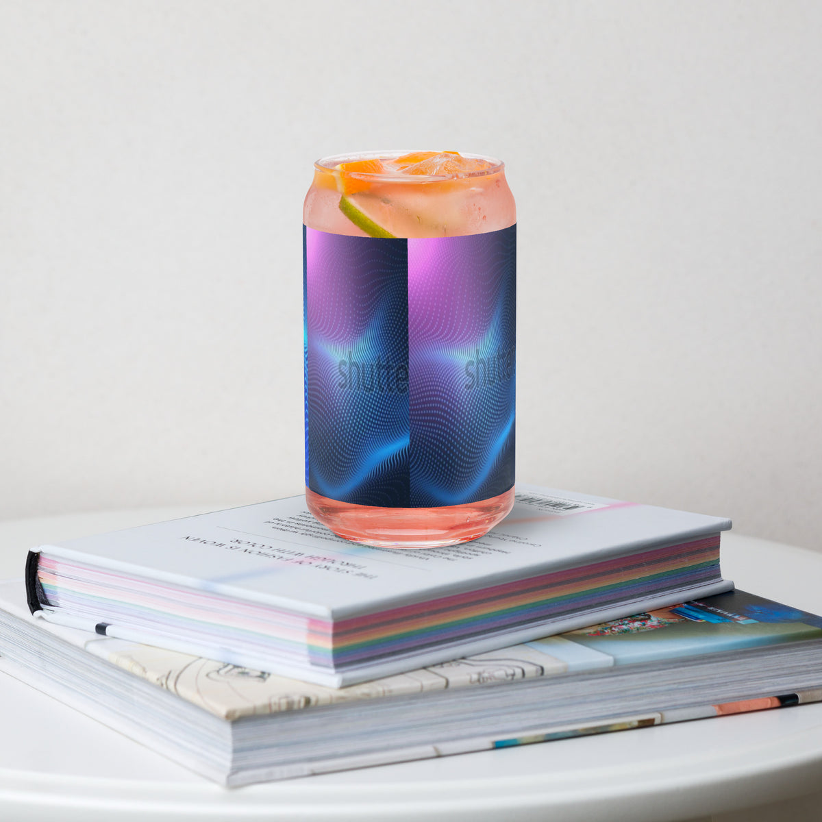 Can-shaped glass