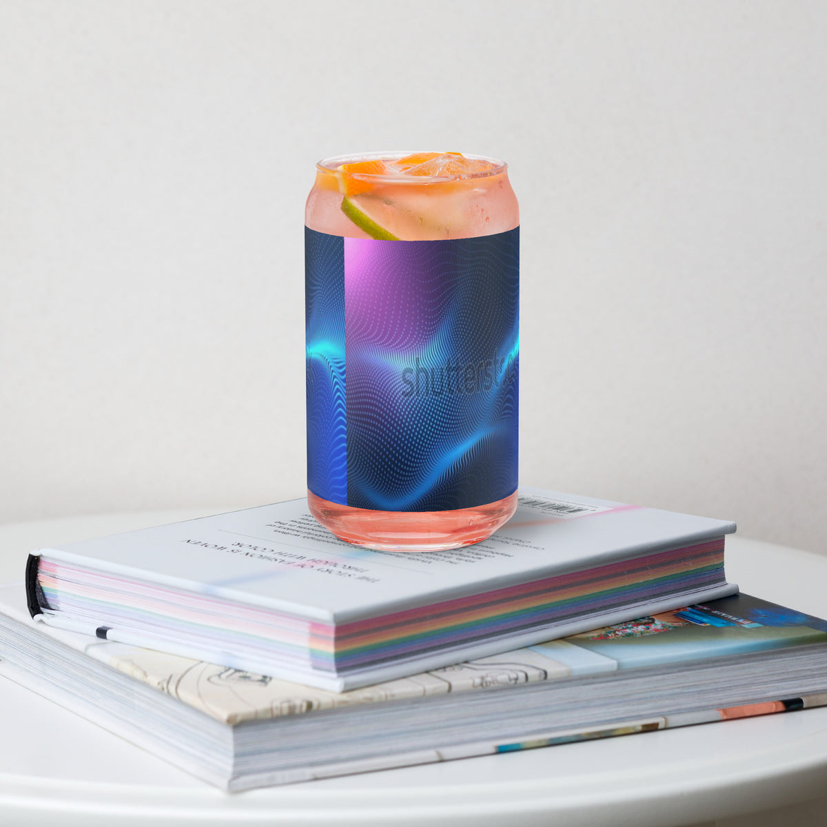 Can-shaped glass