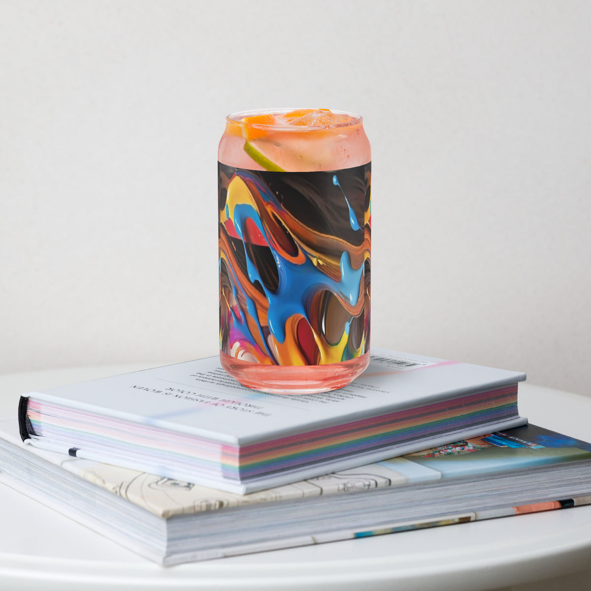 Can-shaped glass