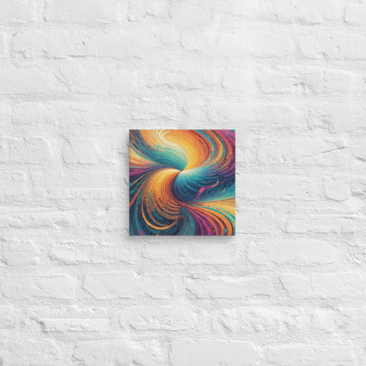 Abstract AI Art Canvas