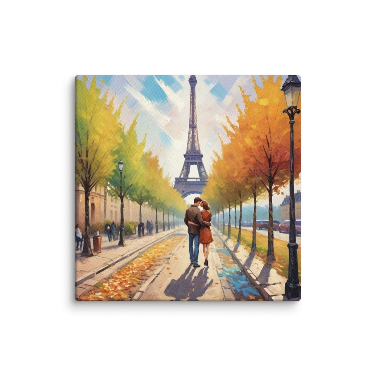 Paris Impresso ARt AI Canvas