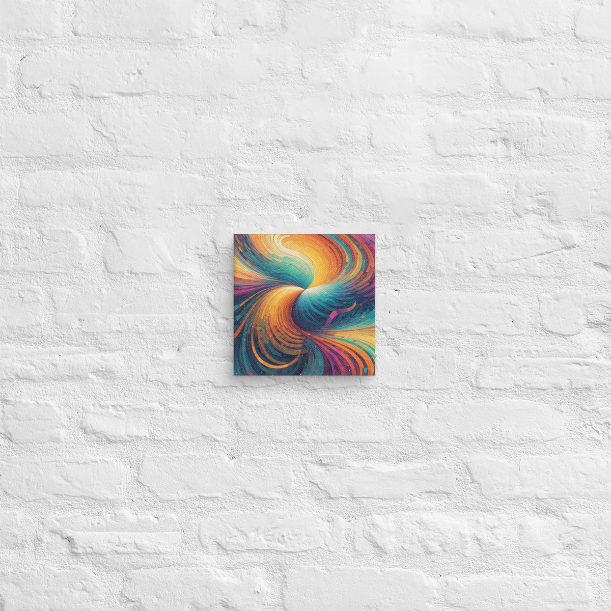 Abstract AI Art Canvas