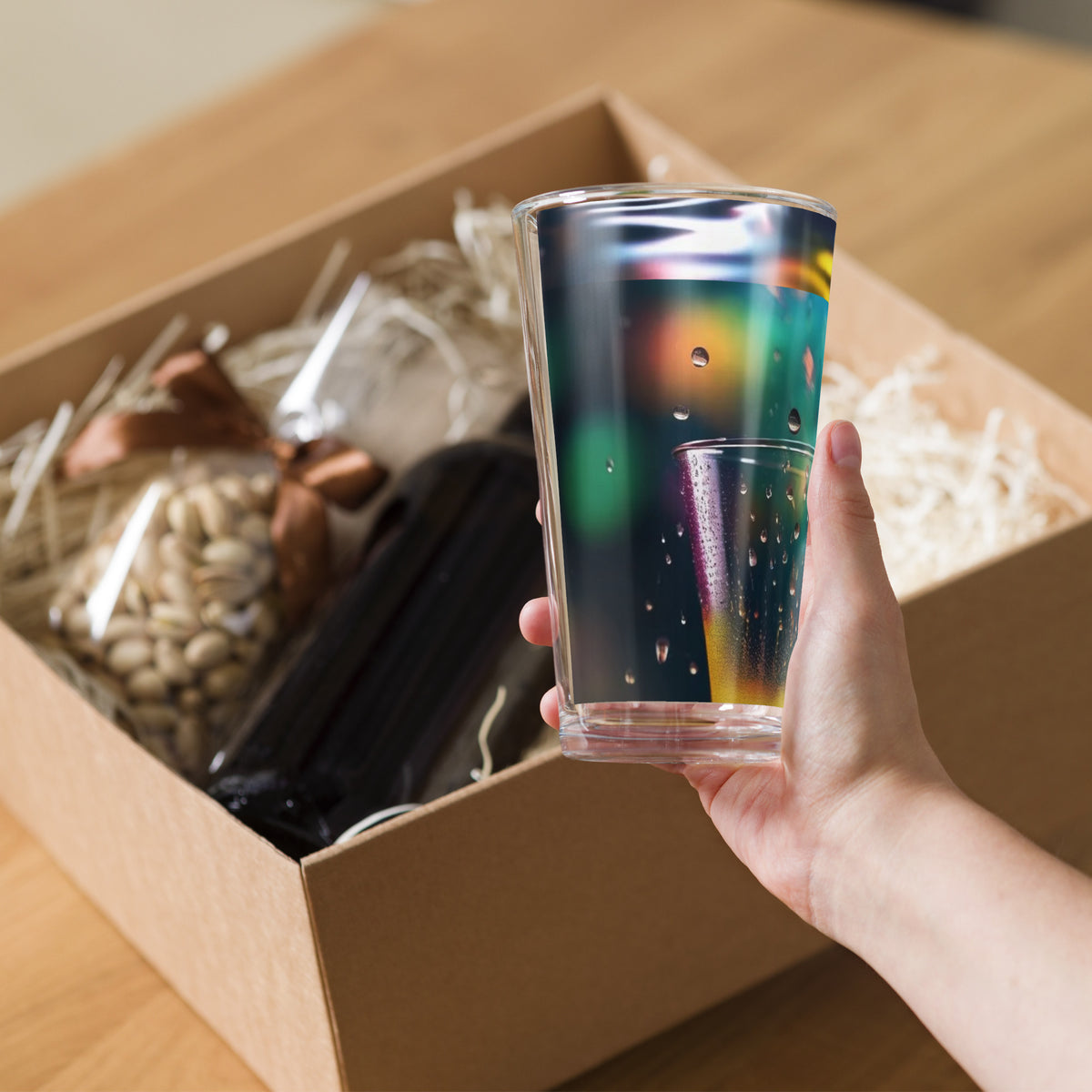 Shaker pint glass