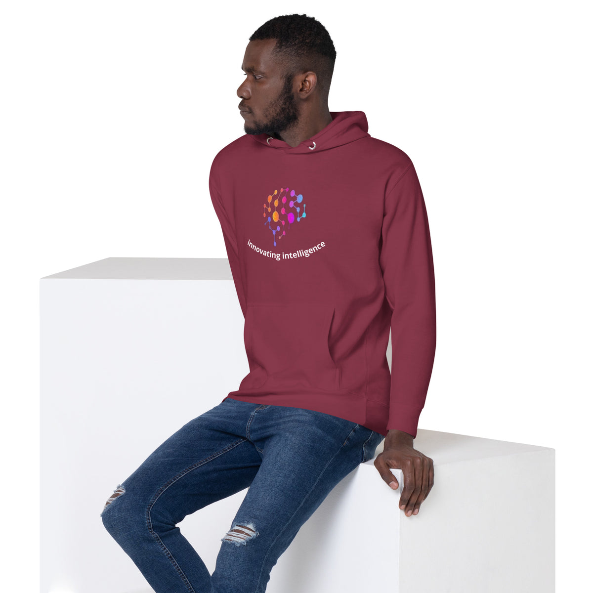 AI abstract symbol Unisex Hoodie